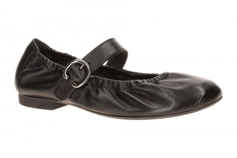 Paul Green Mary Jane Ballerina schwarz Nappa 1253