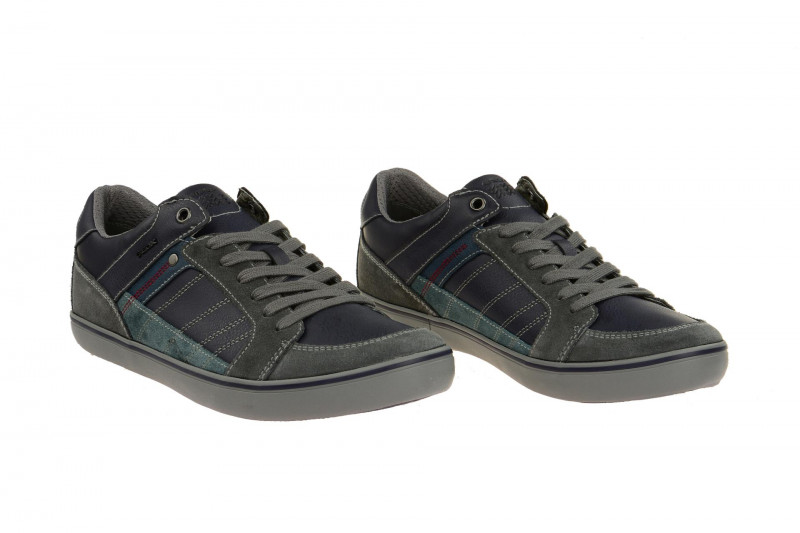 Geox Box Schuhe blau grau