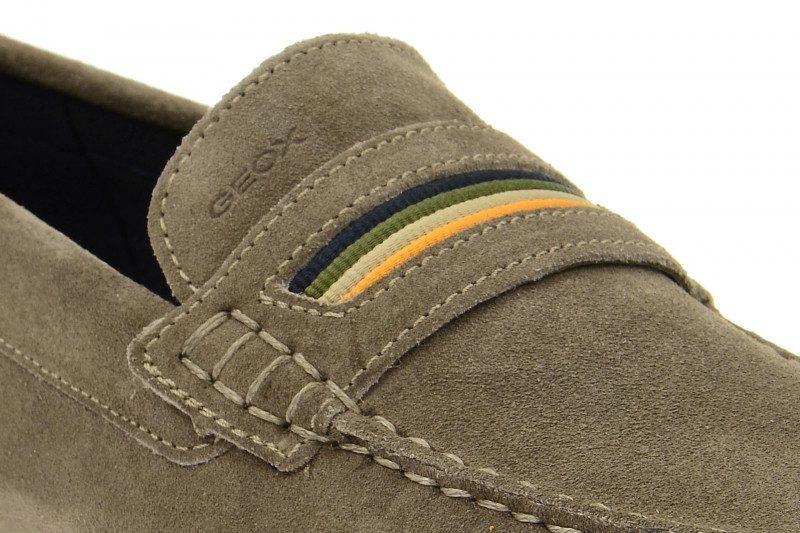 Geox Snake Mokassin Slipper grau - U5207A