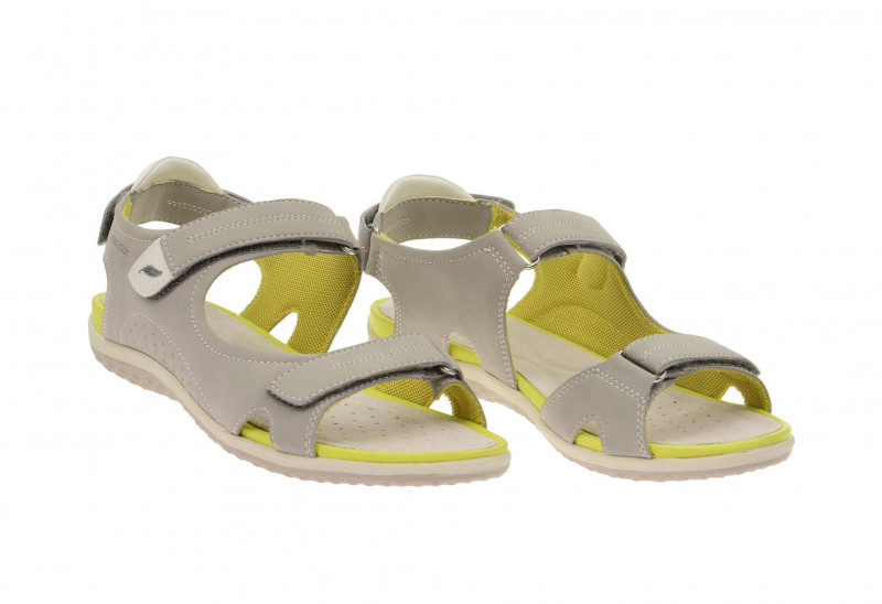 Geox Sandale Vega grau gelb D52R6A