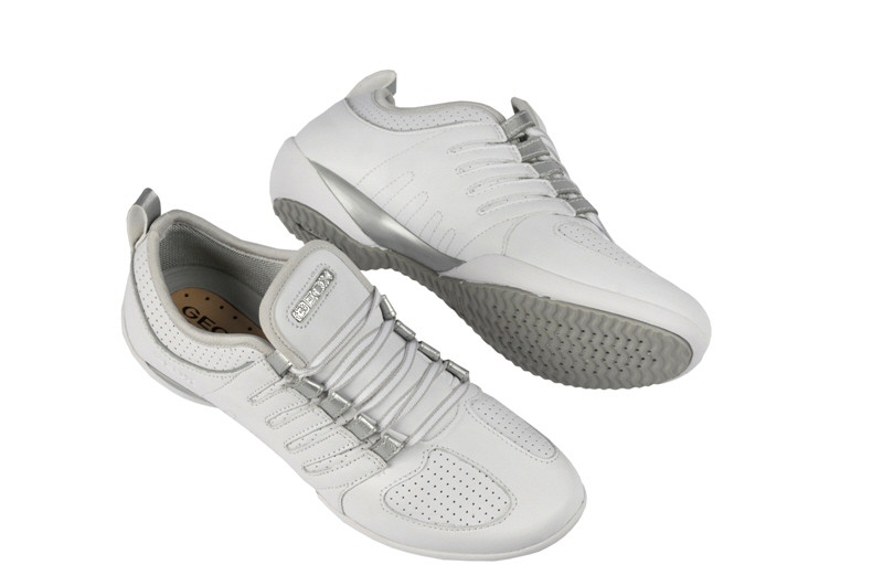 Geox Euphoria - Damen Sneakers - weiß silber - D0108F