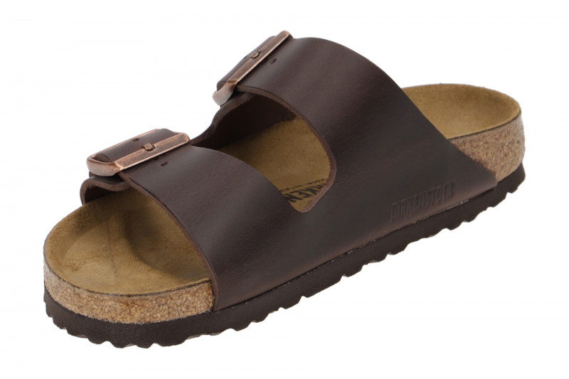 Birkenstock Arizona BS Pantolette braun habana Schmal 52533