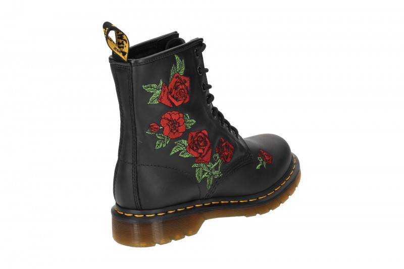 Dr. Martens 1460 Vonda Damen Stiefel schwarz Blumen 24722001