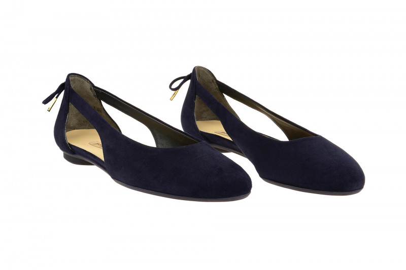 Paul Green Ballerina Schuhe blau 3553-012