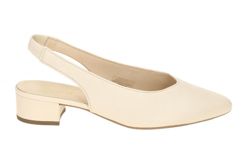 Gabor Sling Pumps beige panna Nappa 81.520.22