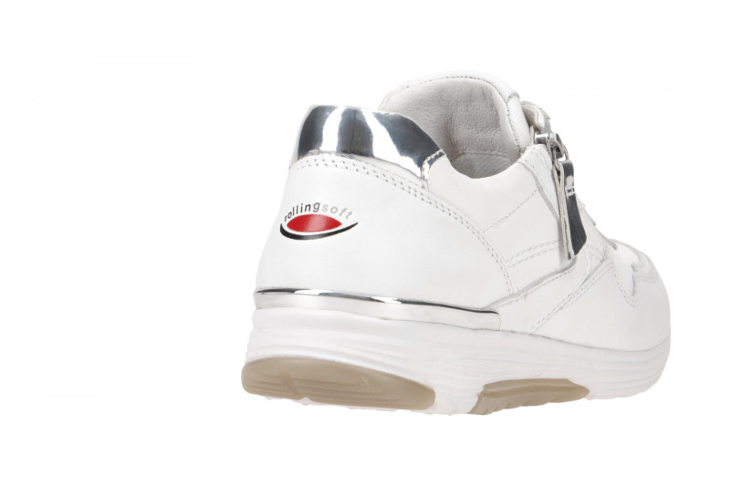 Gabor RollingSoft Schuhe weiß silber Glattleder 86.978.50