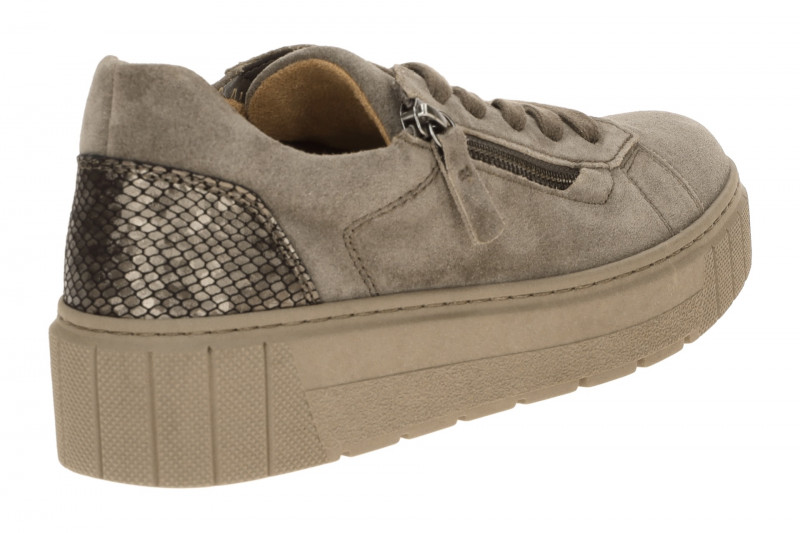 Gabor Best Fitting Schuhe Plateau Sneakers grau H-Weite 6017.03