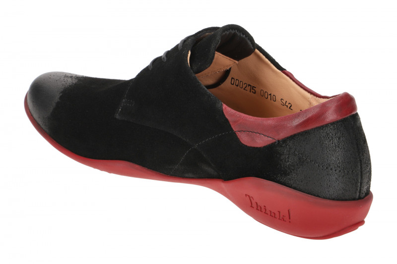 Think Stone Schuhe schwarz rot 275