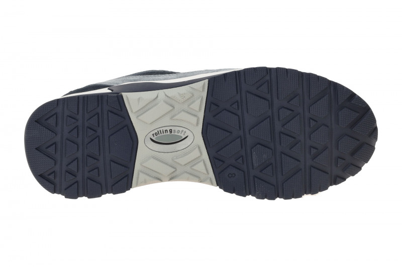 RollingSoft Schuhe blau nautic Rauleder 8000.25.02