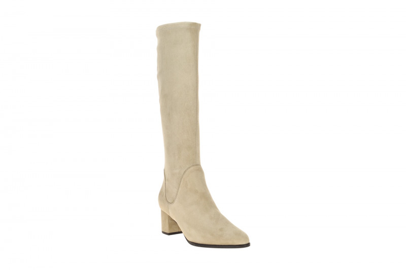 Peter Kaiser Langschaftstiefel beige Stretch 75526