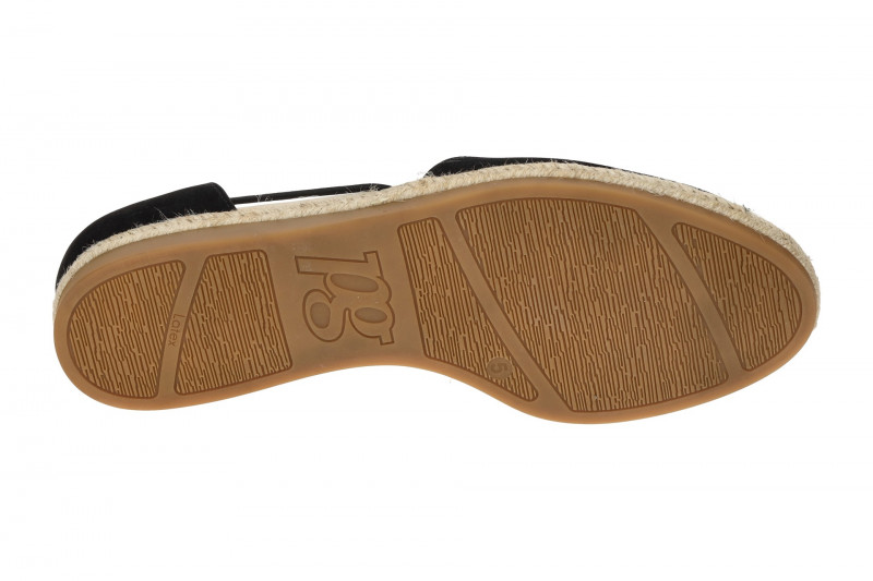 Paul Green Schuhe Espadrilles schwarz Nubuck 2856