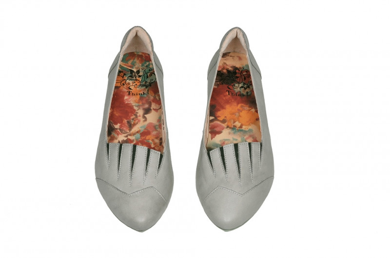 Think Barca Slipper grau alu