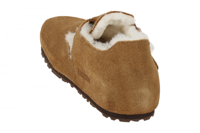 Birkenstock London Shearling Schuhe braun Normal-Weit 1014962