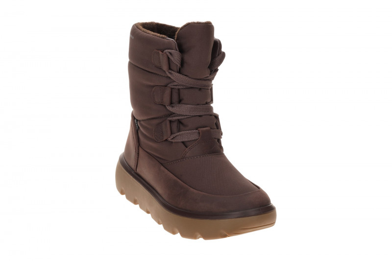 ecco Glacia Stiefelette Boots braun garnet Wasserdicht Primaloft 243323