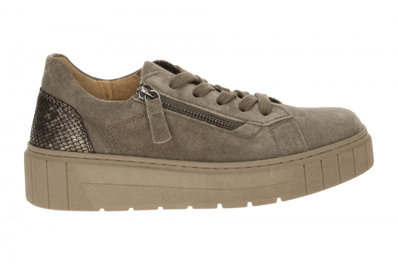 Gabor Best Fitting Schuhe Plateau Sneakers grau H-Weite 6017.03