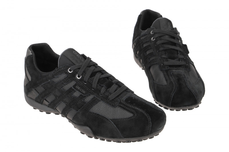 Geox Snake Schuhe Sneakers schwarz U4207K