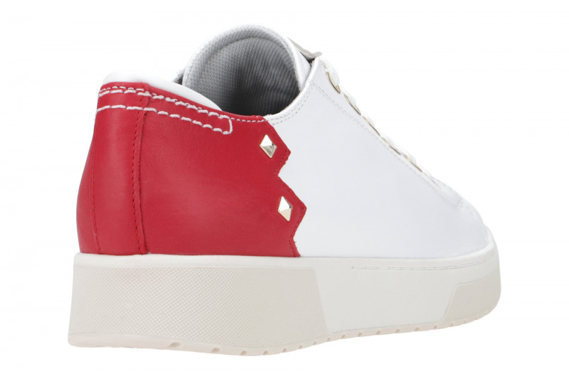 Geox Kapha Schuhe weiß rot Sneakers D15DAA