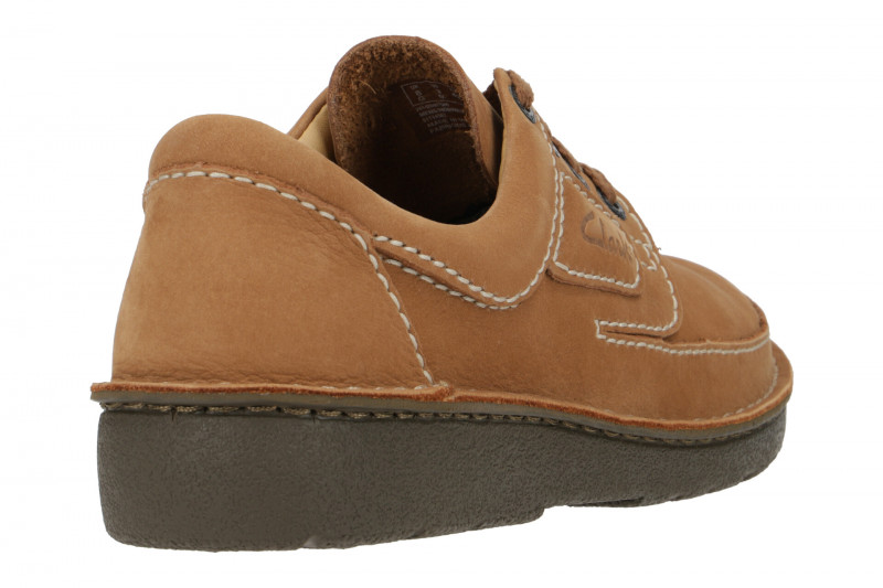Clarks Nature 2 Schuhe hellbraun Nubuck
