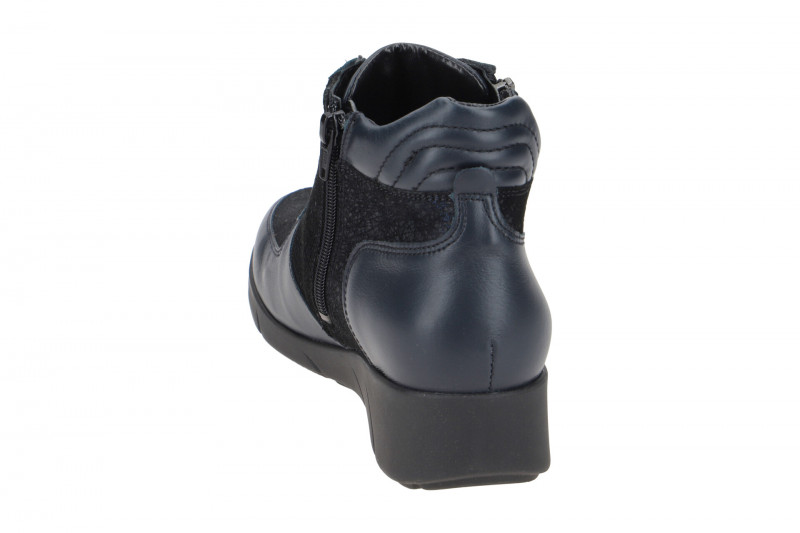 Waldläufer Kaina Warmfutter Stiefeletten blau K-Weite