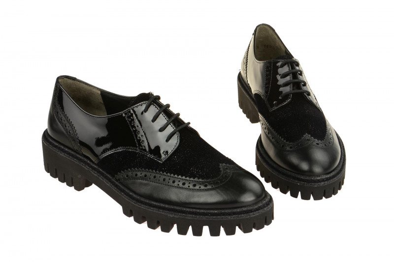 Paul Green Schuhe schwarz Profilsohle 2292