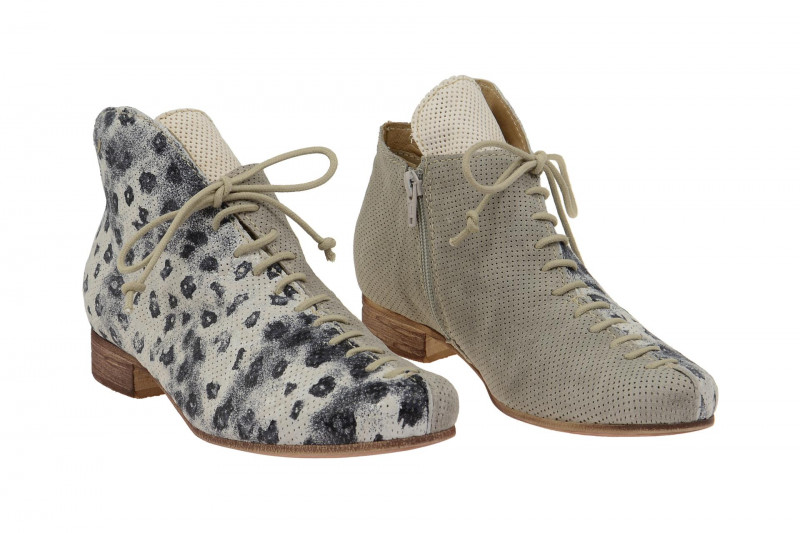 Charme 0735-17E Stiefelette grau schwarz