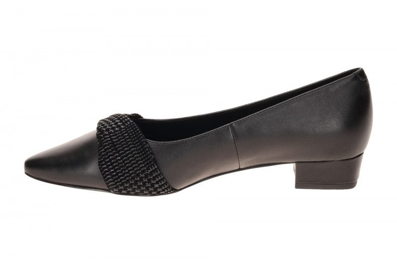 Peter Kaiser Pumps schwarz matt Glattleder 72242