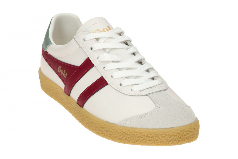 Gola Medallist Schuhe Sneakers weiß rot Damen CLB739