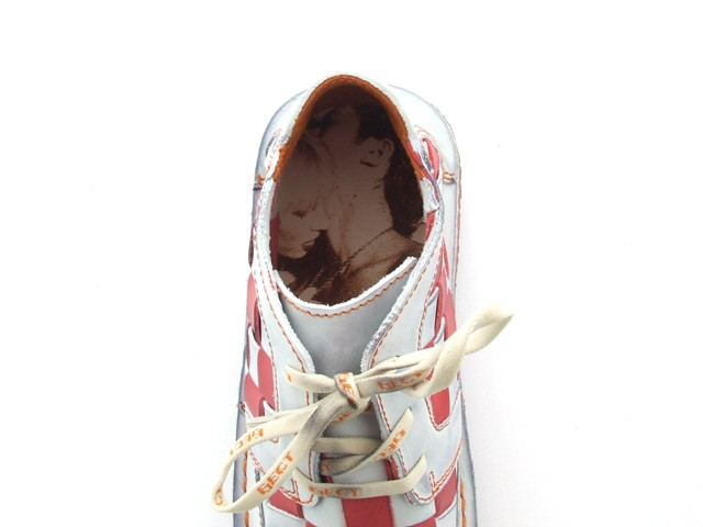 Eject Dunas Schuhe 10036 weiß rot