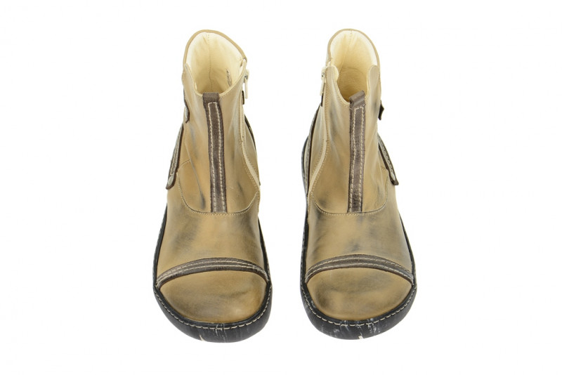 Eject Ocean Stiefelette in beige + dunkel schattiert