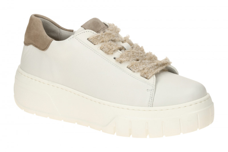 Gabor Schuhe Plateau Sneakers weiß Nappa 73.222.22