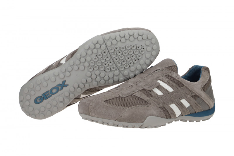 Geox Snake Slipper Schuhe grau dove U4207L