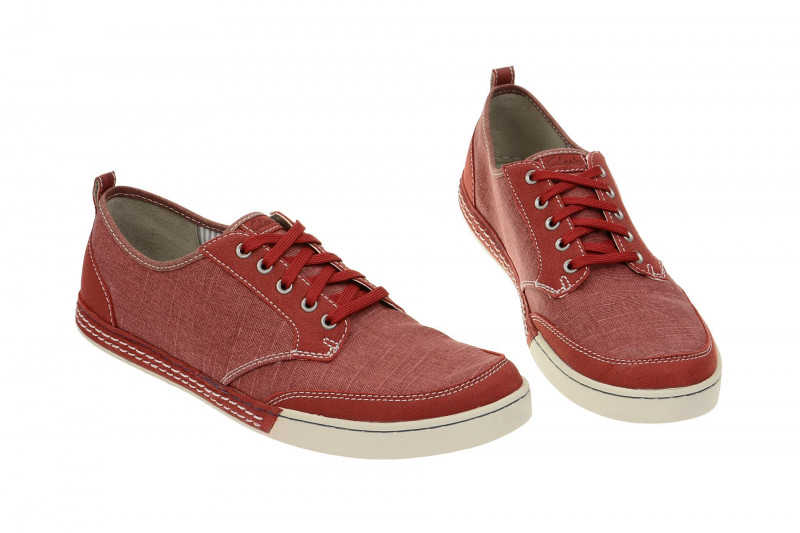 Clarks Slaten Edge Schuhe rot 26106118 7