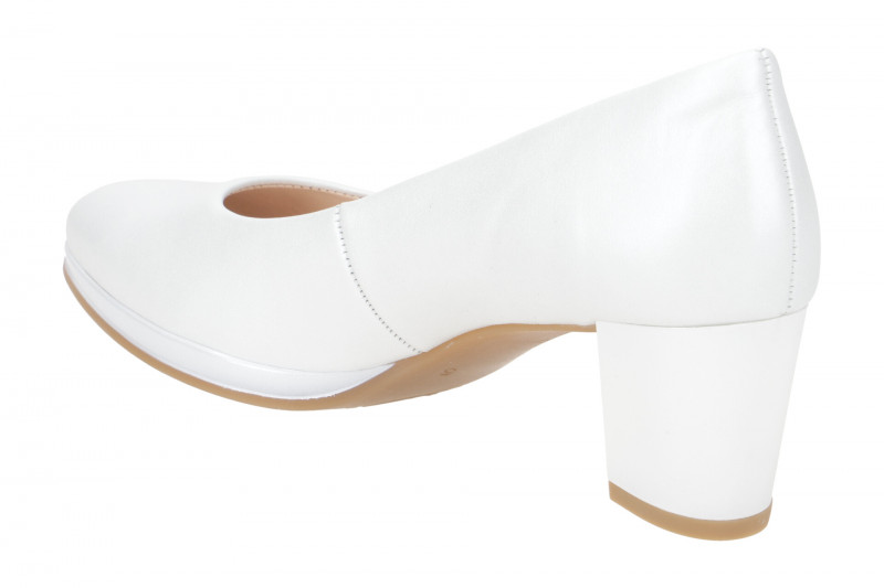 ARA Orly Pumps weiß offwhite Perlglanz 12-13444