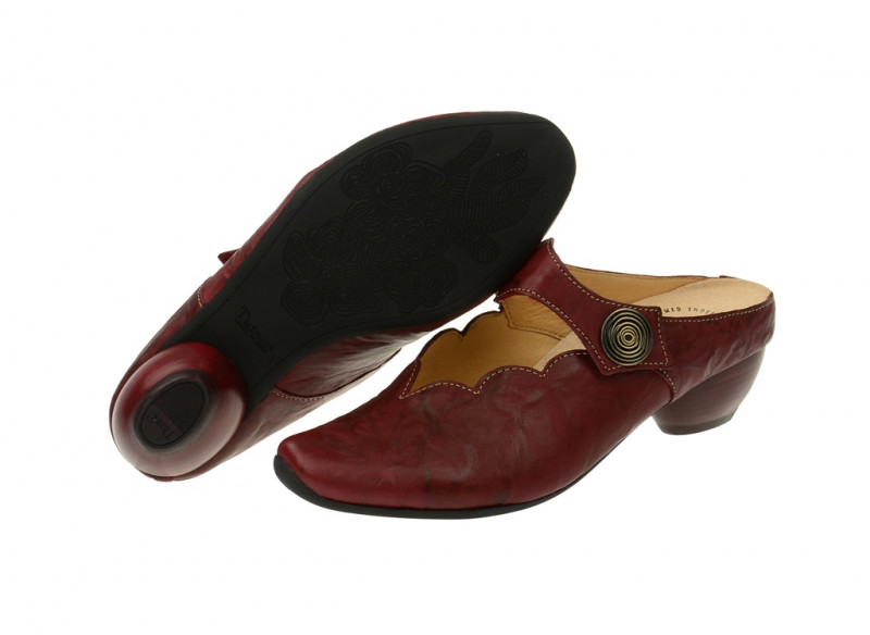 Think Aida Clogs Pantolette rot 2-82256-72