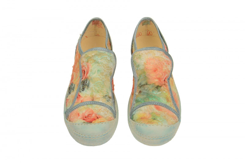 Eject Dass Slipper orange Blumen 16221/2