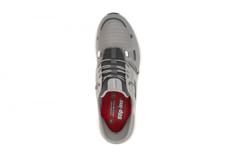 Skechers Glide Step Pro SR Schuhe grau Herren SLIP-INS 200337EC