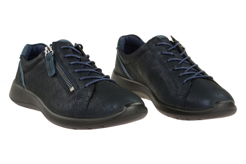 Ecco Soft 5 Schuhe dunkelblau Damen Sneaker