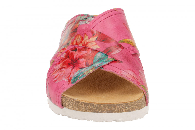 Think Koak Pantolette pink fuxia Flowers