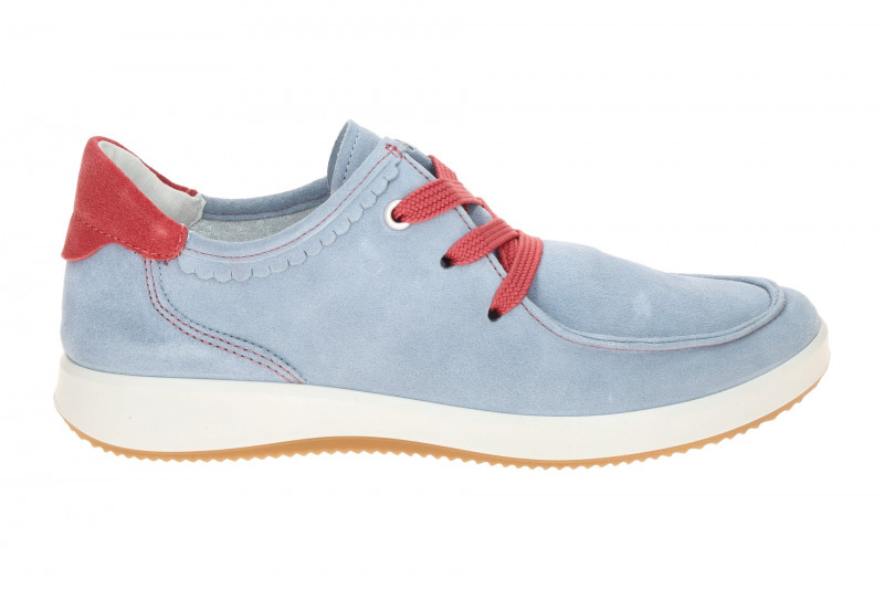 ARA Roma Schuhe Mokassin hellblau H-Weite 12-23918