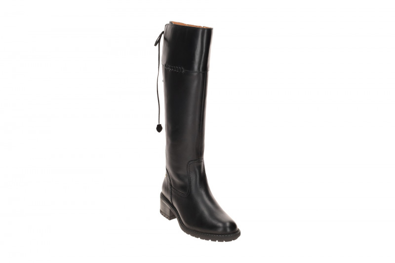 Pikolinos Medina Stiefel schwarz Schaft-Schnürung