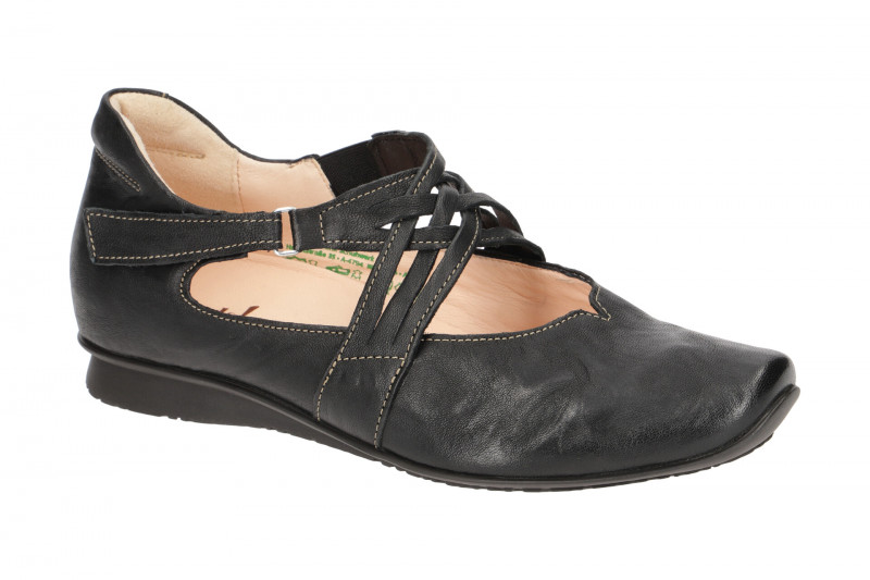 Think Chilli Schuhe schwarz Mary-Jane