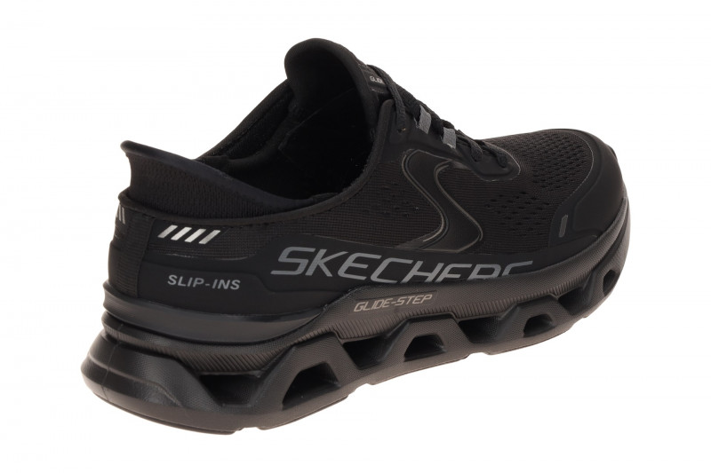 Skechers Glide Step Schuhe schwarz Damen Slip-Ins 150510