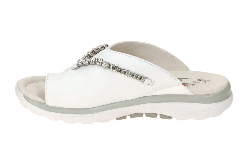 Gabor RollingSoft Pantolette weiß Strass 66.812.50