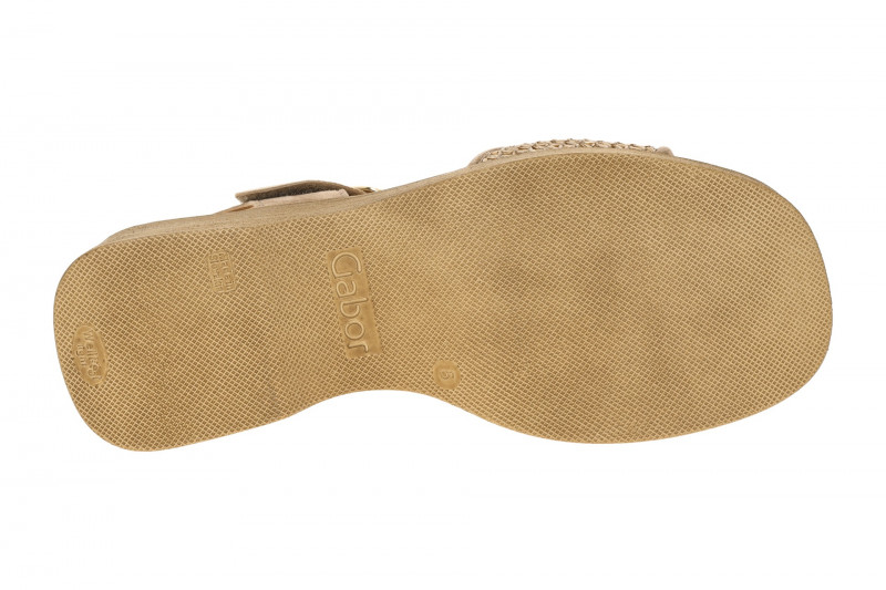 Gabor Fashion Plateau Sandalette sand beige Bast 84.526.44