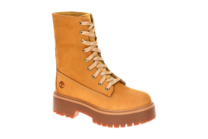 Timberland Stone Street Stiefel Damen gelb Boots gekrempelt 0A5SAH