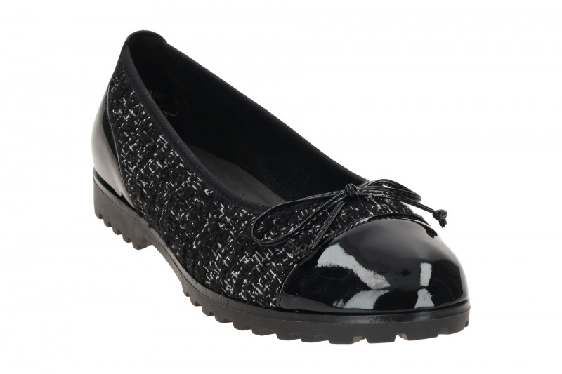 Gabor Ballerina schwarz grau Glitzer 74.100.47