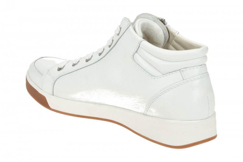 ARA Rom Schuhe Mid-Sneaker weiß Glattleder 12-44499