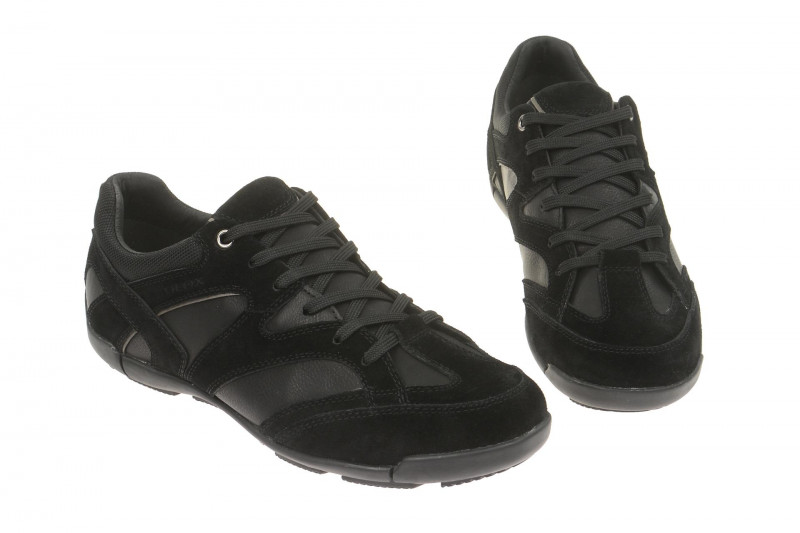Geox Cart Schuhe schwarz Sneaker U34S4T