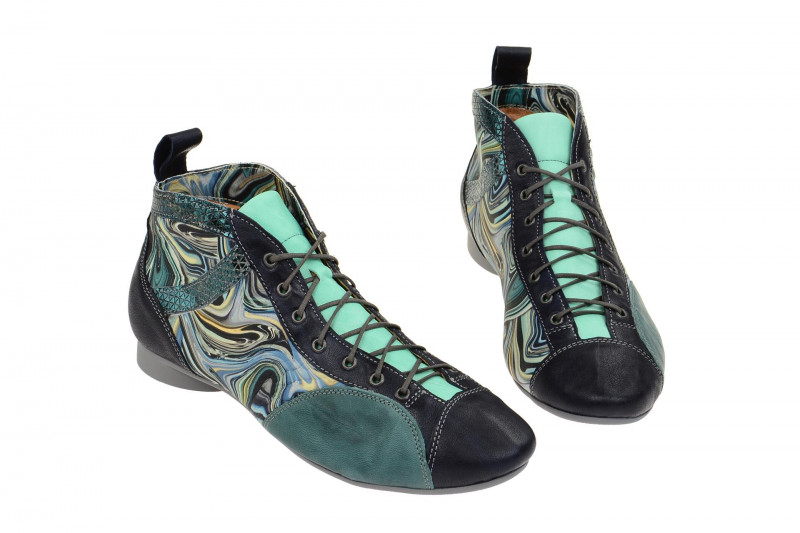 Think Guad Stiefelette blau kombi 0-80288-88