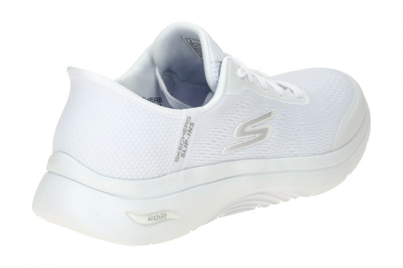 Skechers Go Walk Arch Fit Schuhe weiß SLIP-INS 125319